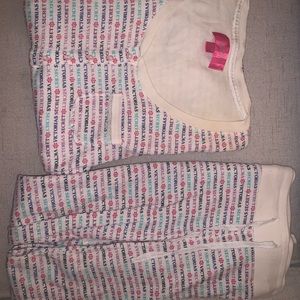 Victoria secret jogger pajamas